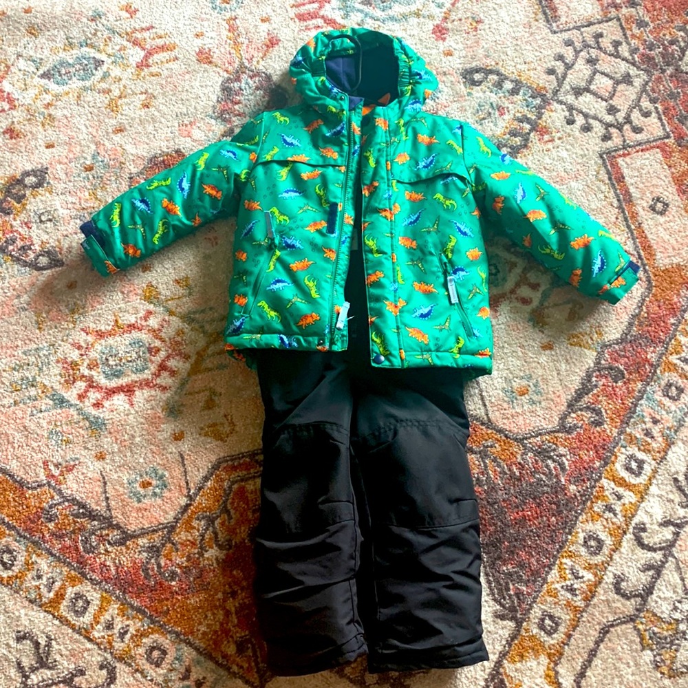 Toddler snow pants and 2-in-1 coat
